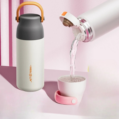 ThermoZen  – Gourde Isotherme Premium 500ml pour Étudiants & Sportifs
